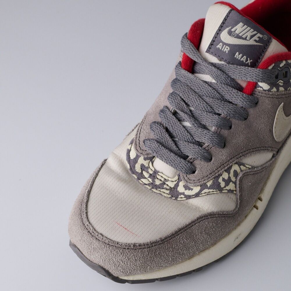 Women's Vintage Nike Air Max 1 Leopard Pack 2012 Running Shoes 319986-099 sz 8 - Picture 12 of 13